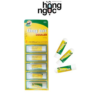 Ống hít mũi Inhaler Pharmedic, thông mũi, kháng khuẩn