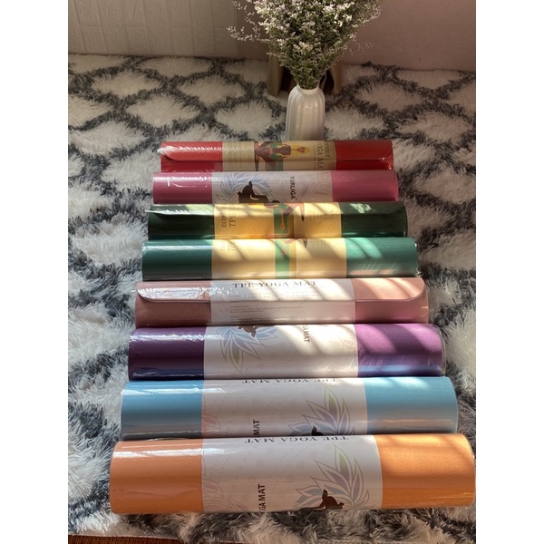 thảm tập ☀️FREESHIP ☀️ thảm yoga 2 lớp 6mm, giá hạt rẻ