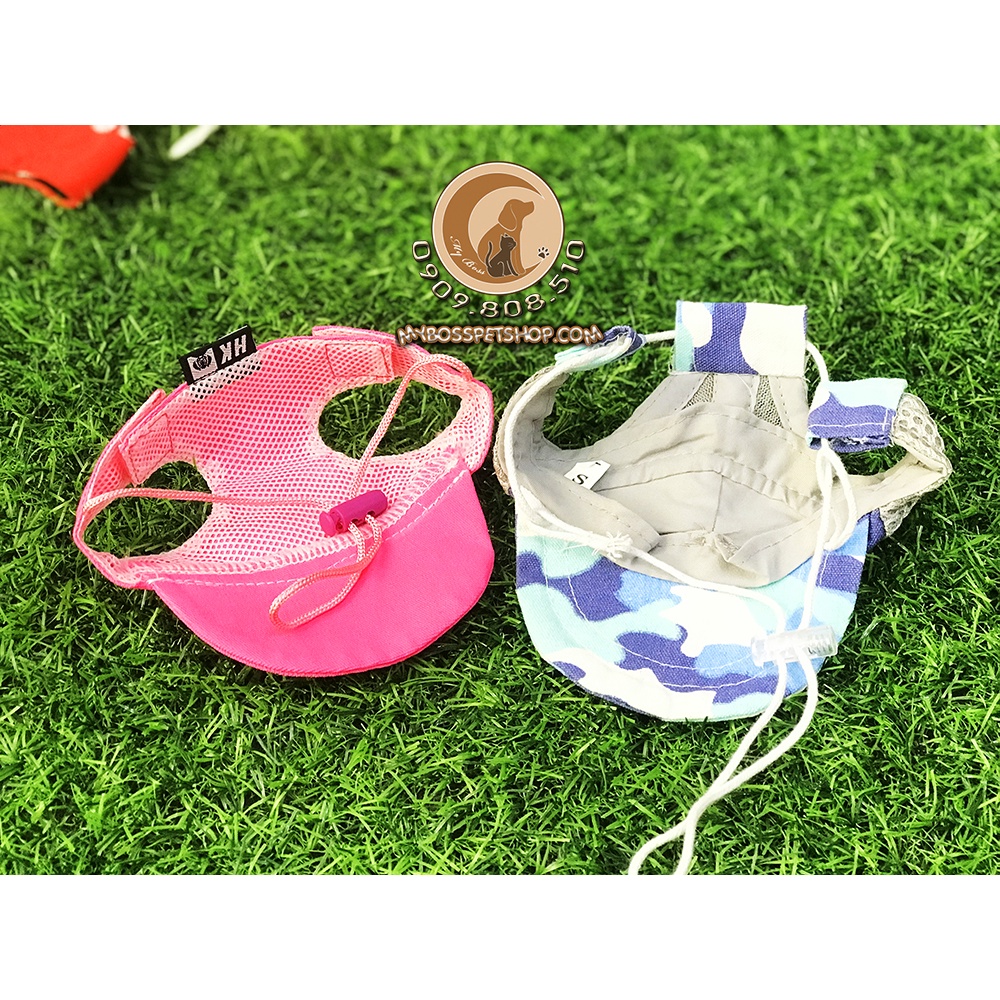 Nón kết cho chó mèo - nón lưỡi trai kiểu lính bộ đội cho thú cưng -Thời trang thú cưng