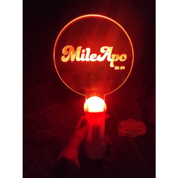 Lightstick MileApo khắc theo yêu cầu