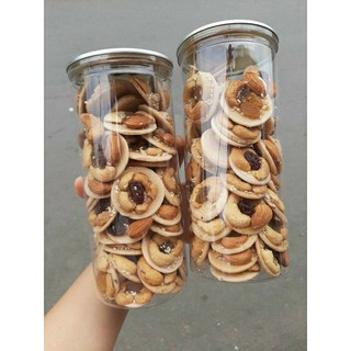 Bánh đồng tiền mĩ hạt /hủ pet 450g