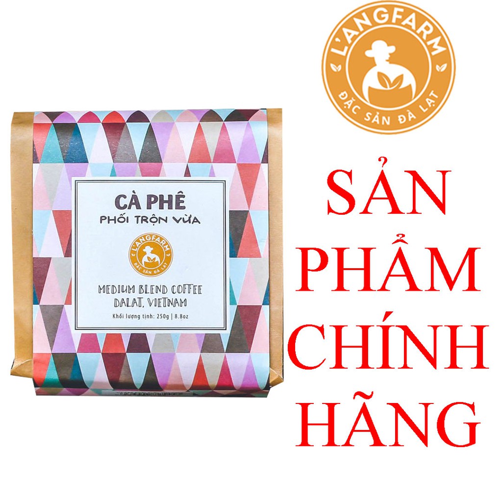 LANGFARM | Cà phê phối trộn vừa ĐẬM VỪA THƠM NGON Rang xay nguyên chất, không hương liệu, không phụ gia, không tẩm ướp.