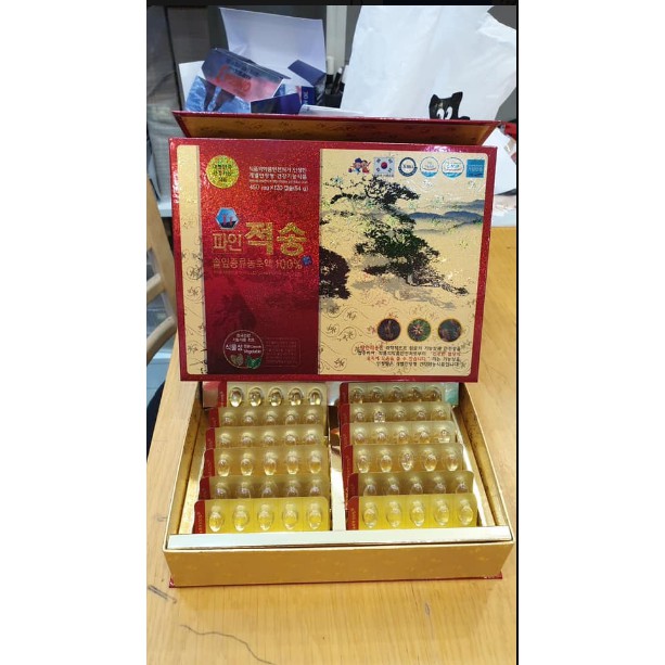 NỘI ĐỊA HÀN - TINH DẦU THÔNG ĐỎ JEONG SONG HÀN QUỐC 120 VIÊN | BigBuy360 - bigbuy360.vn