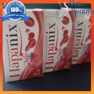 VIÊN UỐNG HAPANIX - Ổn Định Huyết Áp Cải Thiện Mỡ Máu Ngăn Ngừa Đột Quỵ - CHÍNH HÃNG HỘP 30 VIÊN
