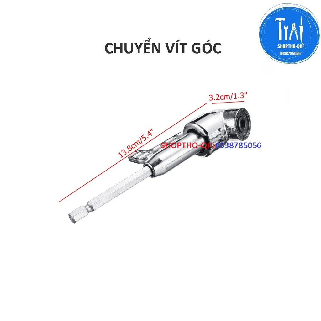 Đầu chuyển hướng khoan bắt vít 105 độ chân lục giác(LOẠI DÀI).