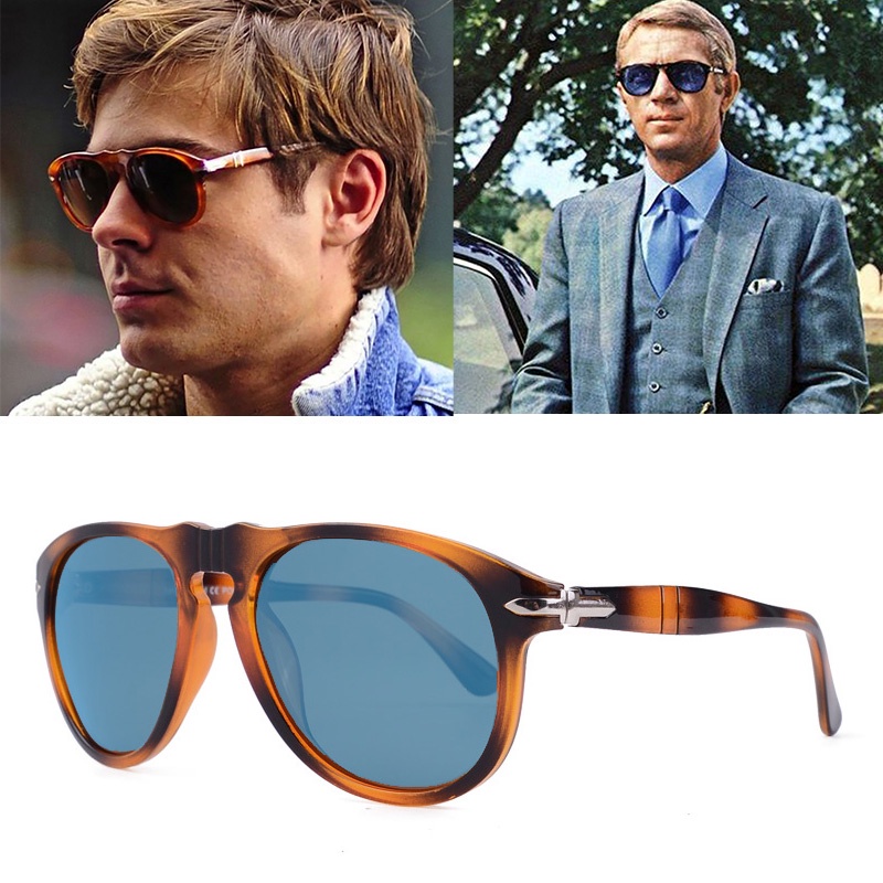 Kính Mát Phân Cực Sang Trọng Phong Cách Phi Công Steve 007 Oculos 649 persol