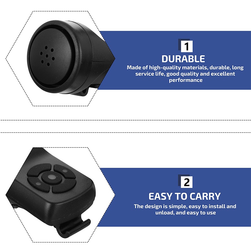Còi Điện 120Db 4 Chế Độ Chống Trộm Kèm Sạc USB Chất Lượng Cao Cho Xe Đạp