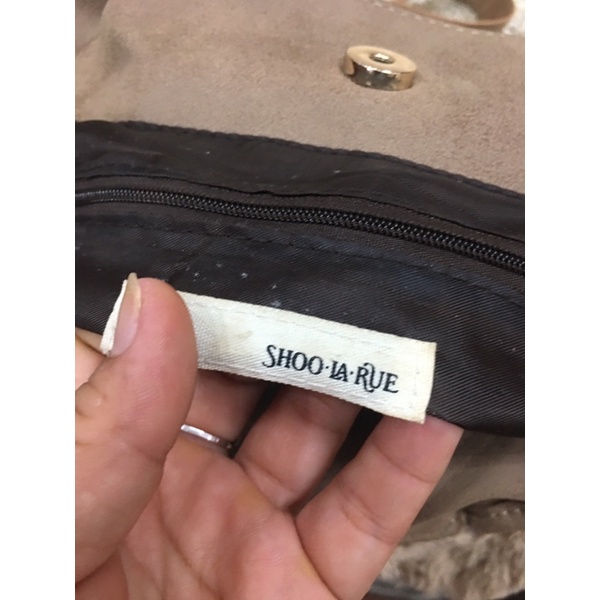 Túi si da phối lông mới cao