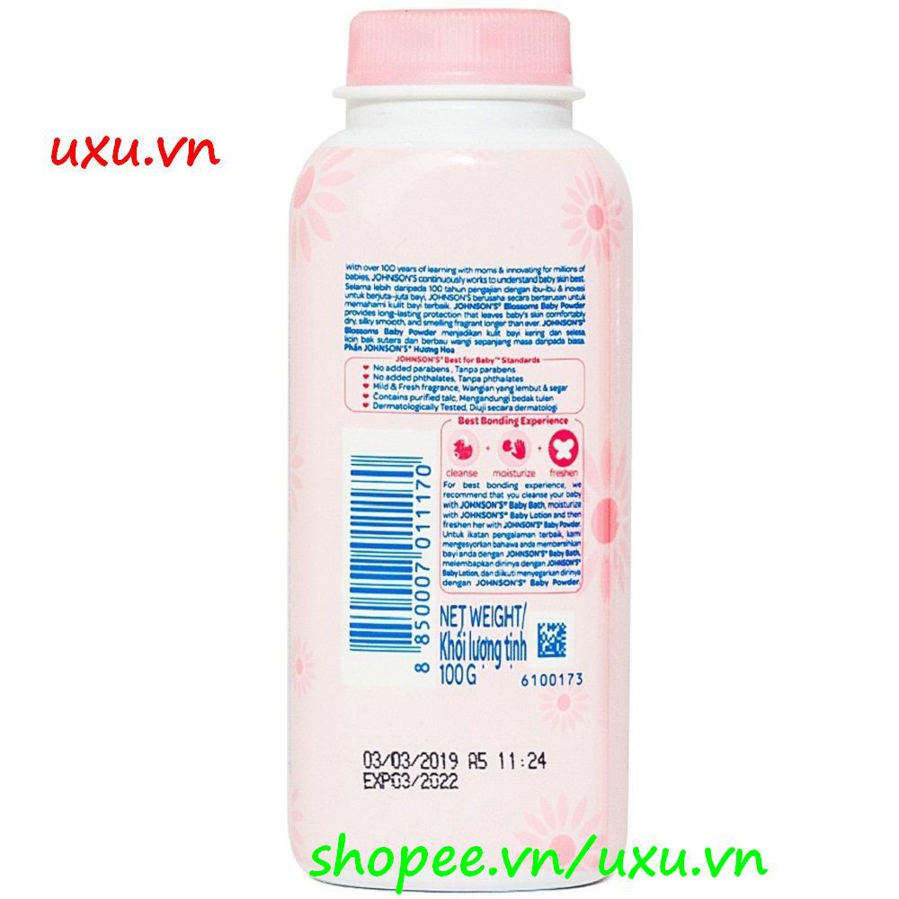 Phấn Thơm 100G Johnson’S Baby Powder Blossom, Với uxu.vn Tất Cả Là Chính Hãng.