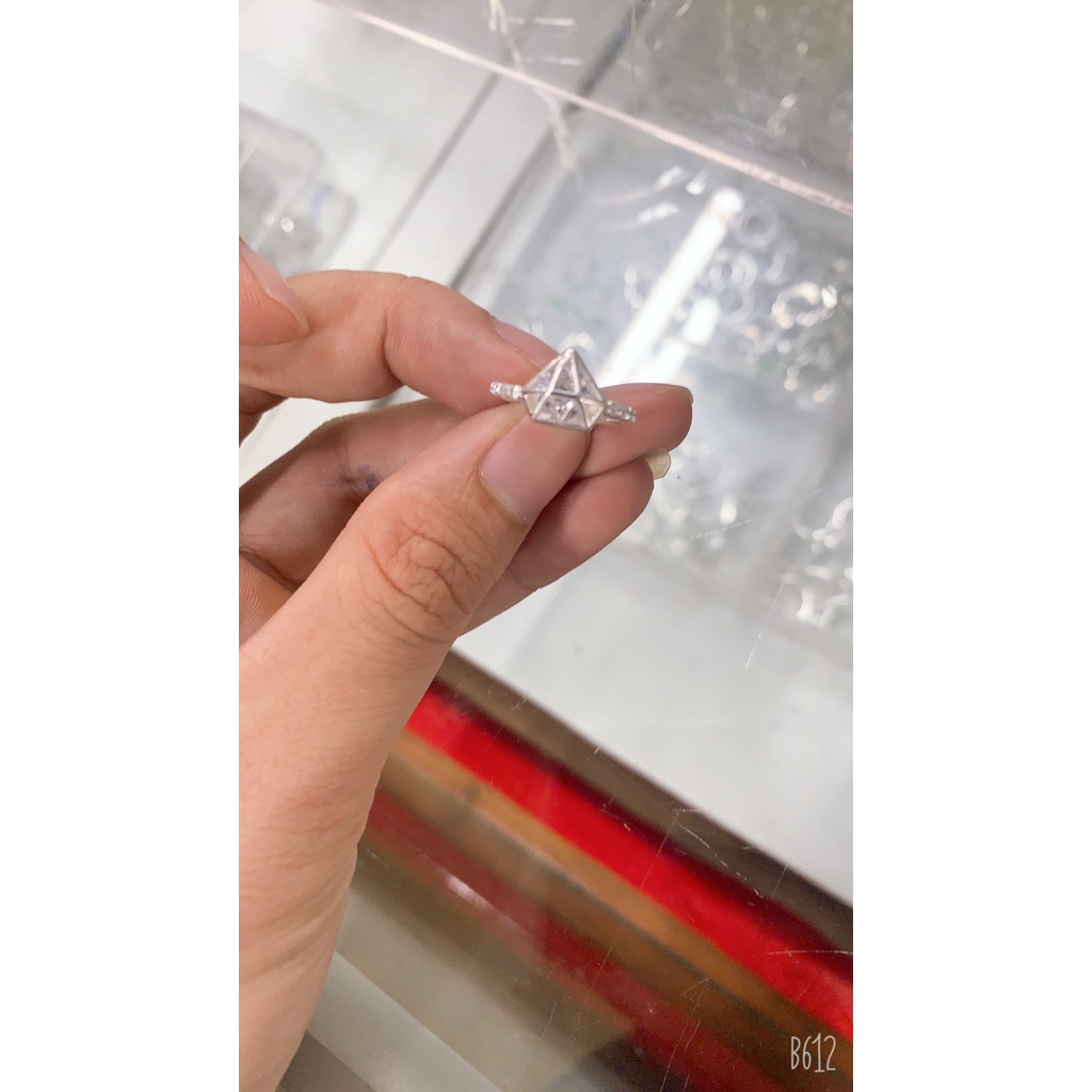 Nhẫn nữ - nhẫn nữ bạc ta k21 - phụ kiện thời trang