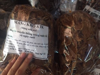 măng nứa tép khô