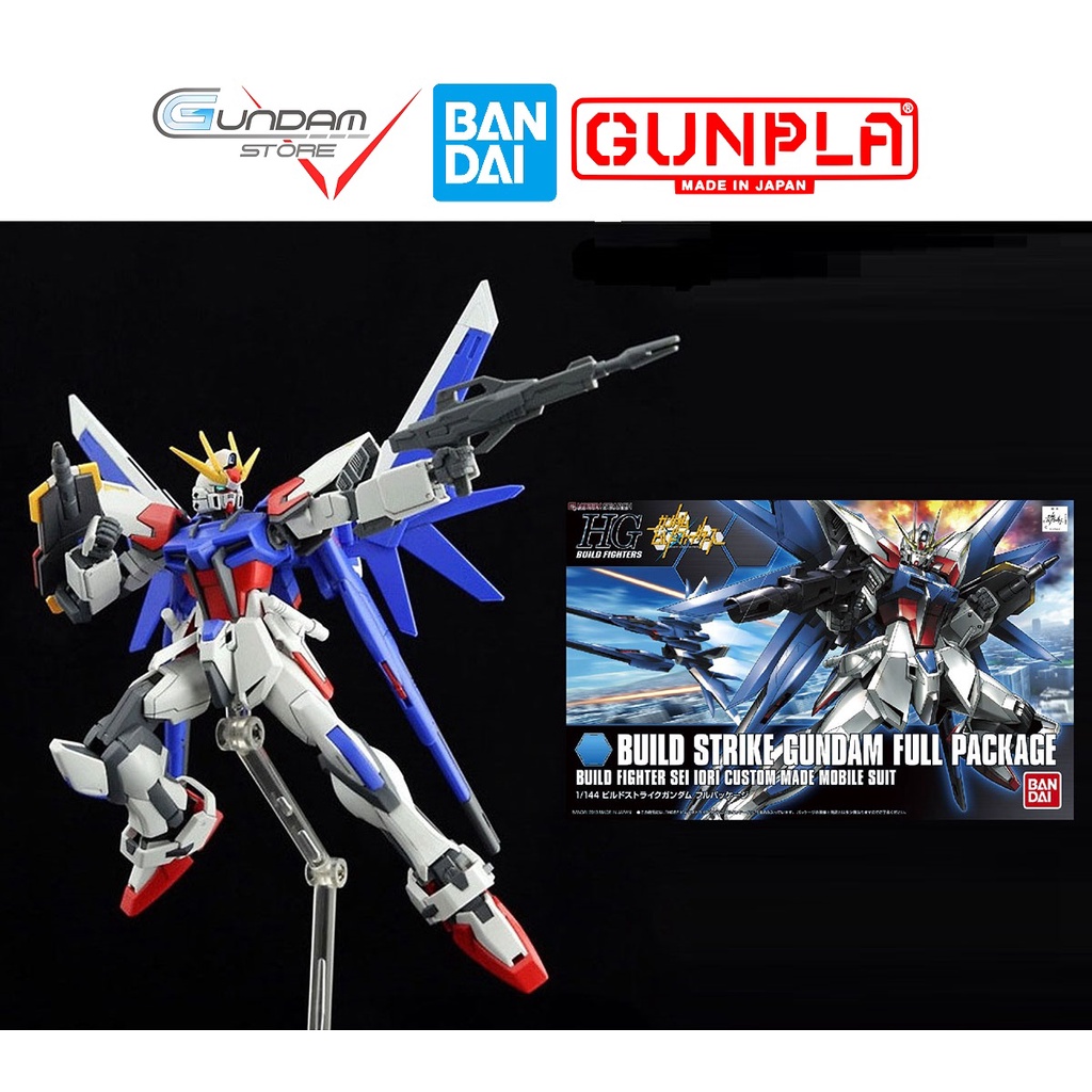 Mô Hình Gundam HG Build Strike Full Package Bandai High Grade 1/144 HGBF Build Fighters Đồ Chơi Lắp Ráp Anime Nhật