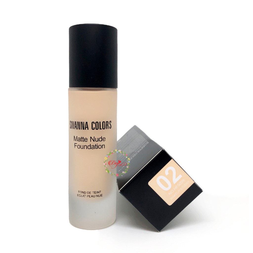 KEM NỀN DẠNG LÌ SIVANNA COLORS MATTE NUDE FOUNDATION HF5009 30ML CHÍNH HÃNG - 3422