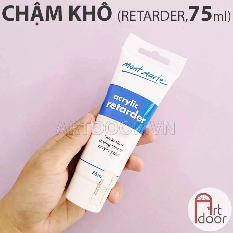 Dung Môi Làm Chậm Khô Màu Acrylic Retarder- Hãng Mont Marte 75ml