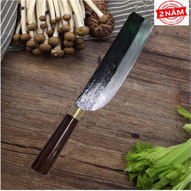 Dao thái nhà siêu sắc bằng nhíp xe ô tô chuẩn làng nghề rèn Đa Sỹ