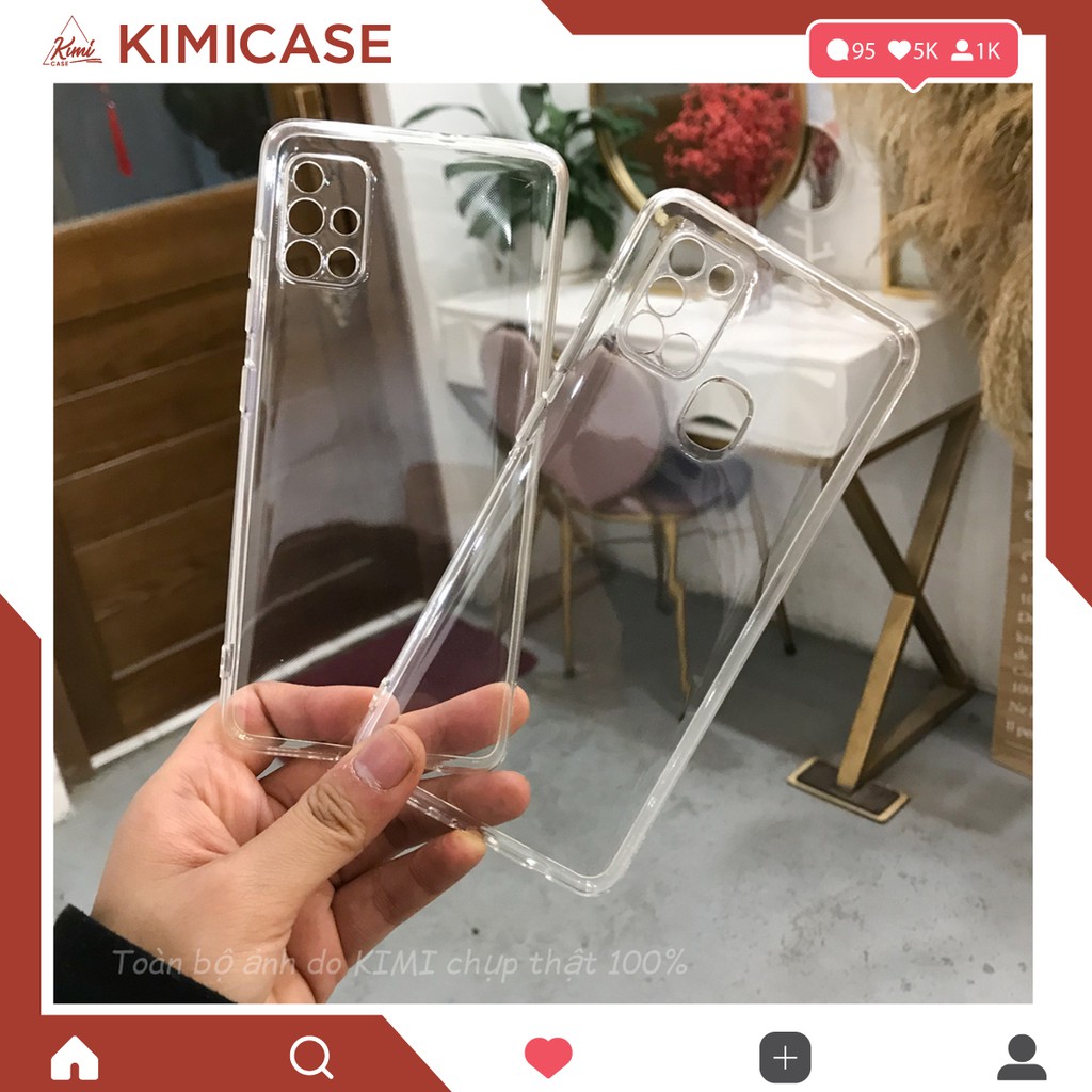 Ốp lưng Samsung Galaxy A11 A21s A31 A51 A71 A50 A30S A50S A70 M51 Note 20 / Ultra silicon trong bảo vệ camera dày 1.2mm | BigBuy360 - bigbuy360.vn