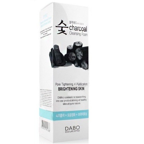 HÀNG CHÍNH HÃNG- Sữa Rửa Mặt Than Hoạt Tính Xóa Mụn, Sach Nhờn Dabo Charcoal Foam Cleanser 150ml/ Tuýp Hàn quốc