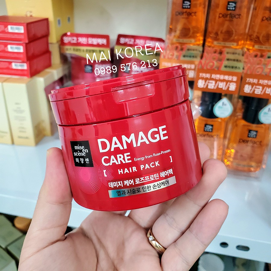 Ủ tóc Missen đỏ Damage Care Hair Pack Hàn Quốc