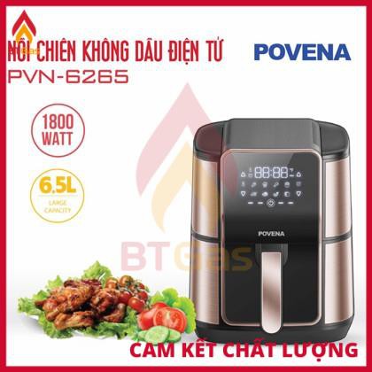 [Mã ELHADEV giảm 4% đơn 300K] Nồi Chiên Không Dầu Điện Tử 6.5L Povena PVN-6265 / Hàng Việt Nam Chất Lượng Cao