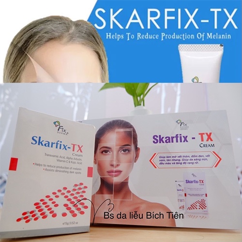 Fixderma Skarfix TX Kem mờ thâm nám tàn nhang dưỡng da
