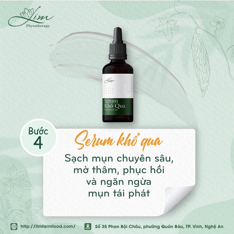 SERUM KHỔ QUA( mướp đắng)tặng kèm que nặn mụn