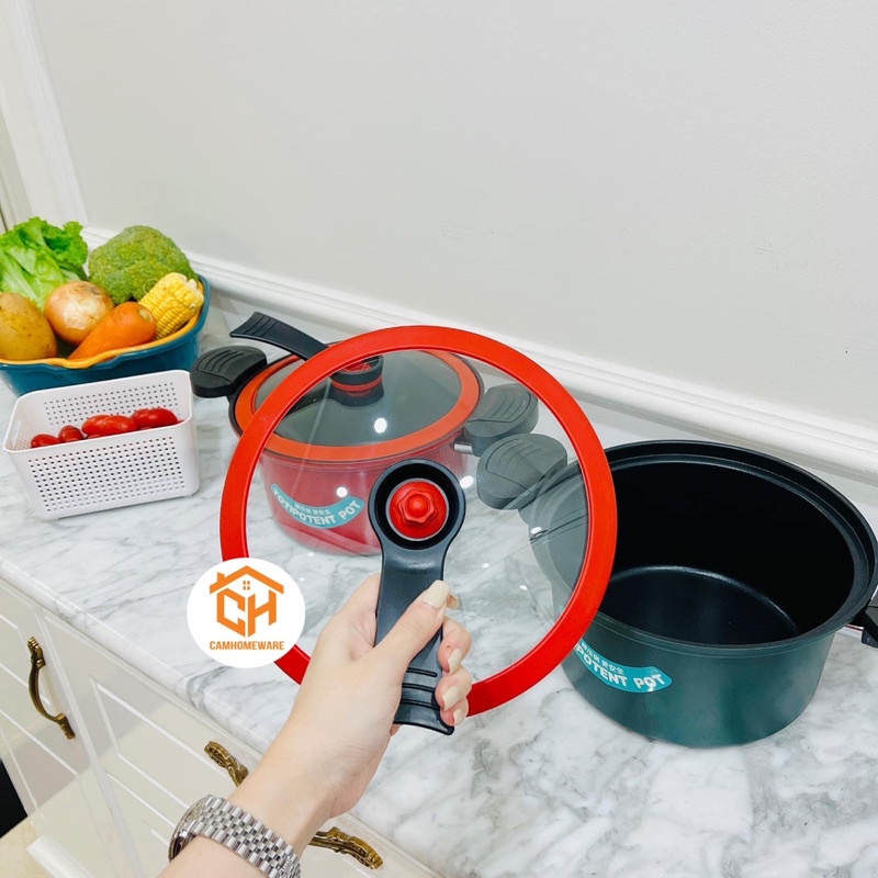 Nồi Áp Suất Chống Dính Xanh Đỏ Dung Tích 3.5L