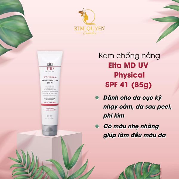 Kem chống nắng UV Physical Broad Spectrum SPF 41 Tinted Elta Md