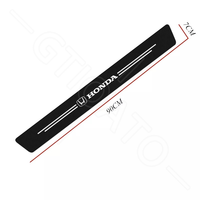 GTIOATO 1 Chiếc Sợi Carbon Dán Xe Bảo Vệ Cốp Sau Xe Hơi DáN ChốNg XưỚC Ô Tô Dán Cốp Xe Hơi Phụ KiệN Ô Tô Cho Honda City Brio Civic Jazz CRV HRV Accord