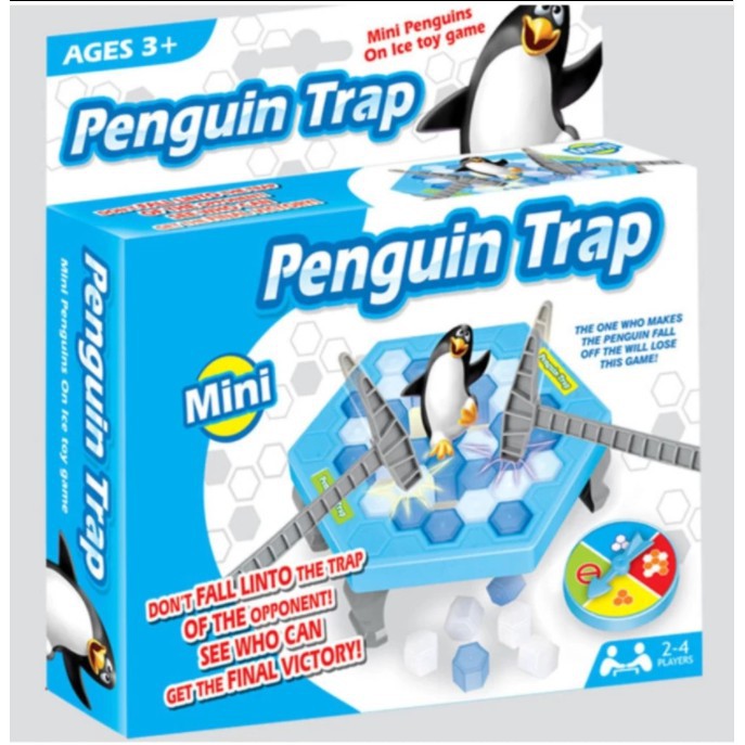 Bộ trò chơi đập băng bẫy chim cánh cụt Penguin Trap, trò chơi vui nhộn an toàn cho bé và gia đình