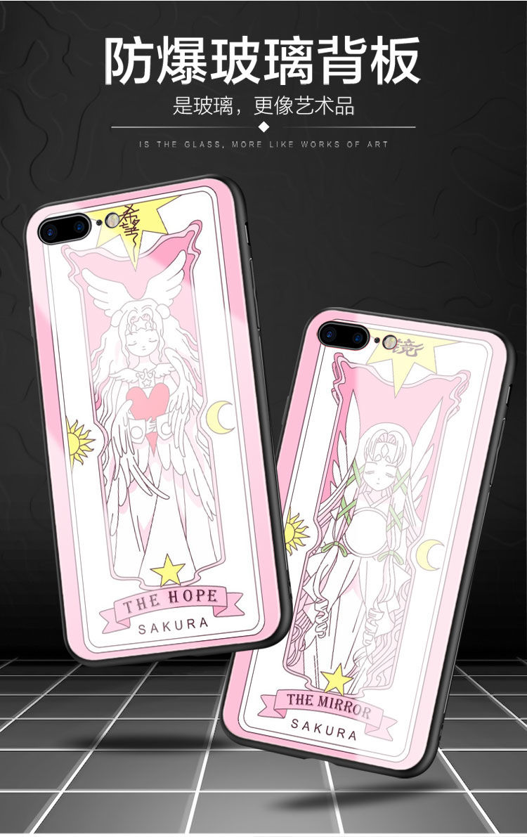 Ốp Lưng Họa Tiết Thủ Lĩnh Thẻ Bài Sakura Cho Huawei Glory8 / 9 / 10glass Youth Version Magic Card Girl9Isakura