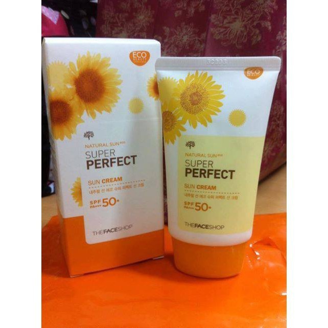 Kem Chống Nắng Super Perfect Sun Cream SPF50+ Hàn Quốc 50ml