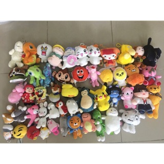 Lô gấu bông móc khoá size 8-12cm 50 cái như hình