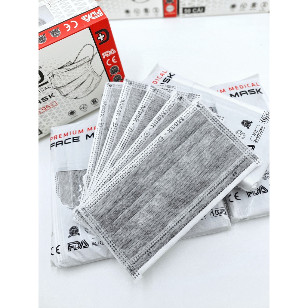 Khẩu trang kháng khuẩn 4 lớp MASK D - 50c/ hộp