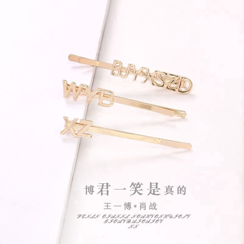 Kẹp tóc XZ Tiêu Chiến WYB Vương Nhất Bác BJYX Bác Quân Nhất Tiêu