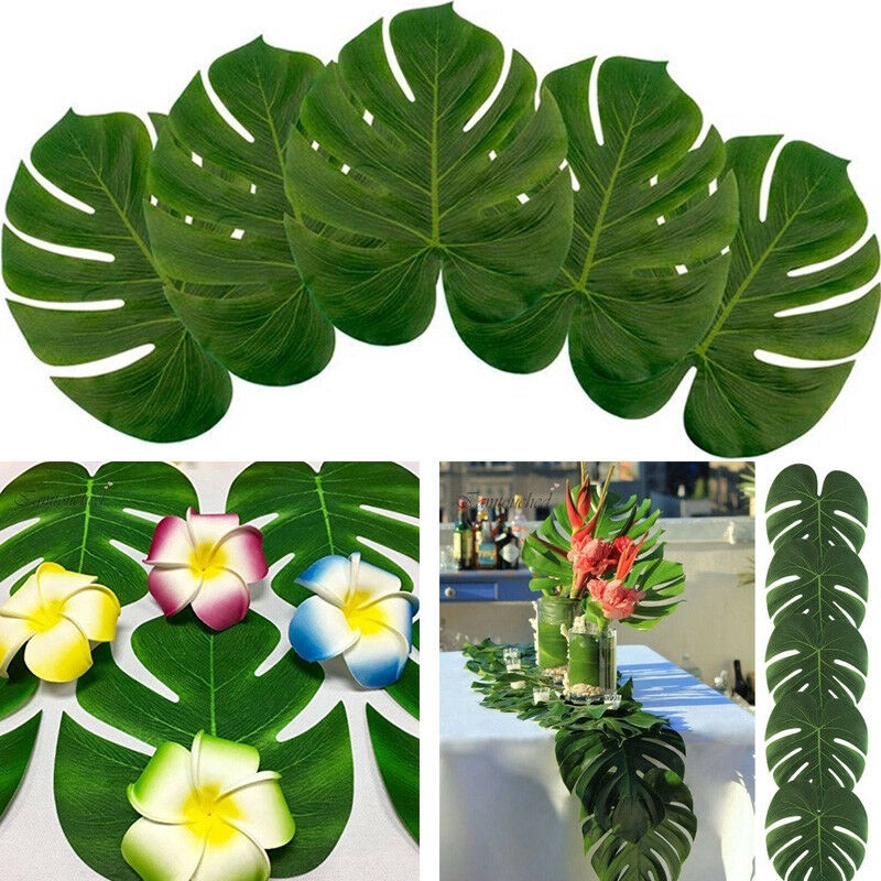 Set 6 Lá Cọ Nhân Tạo Trang Trí Tiệc