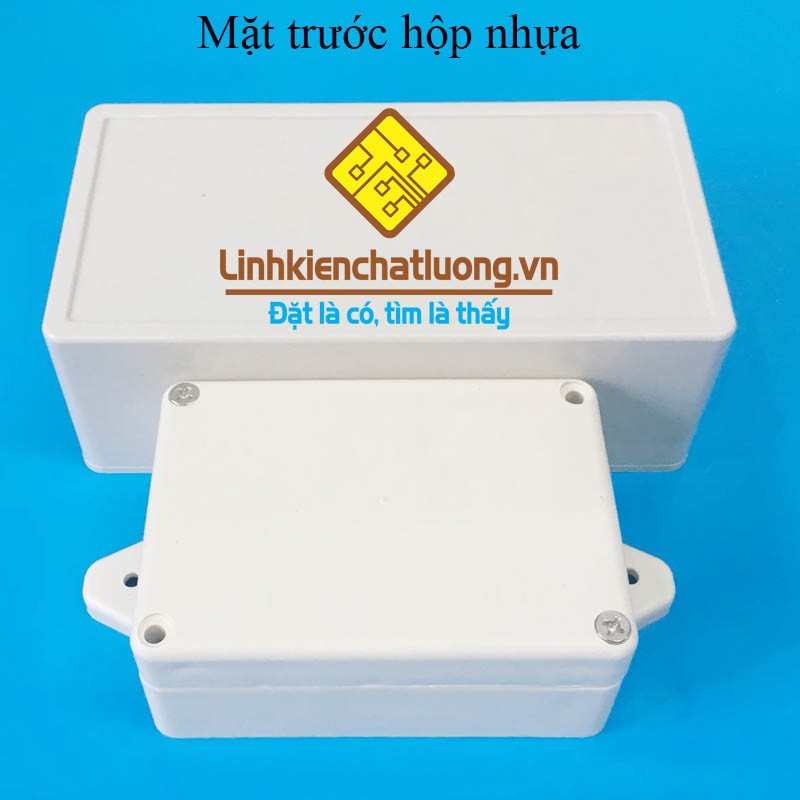 Combo - Hộp nhựa 130x68x44mm và hộp nhựa 85x58x33mm có tai