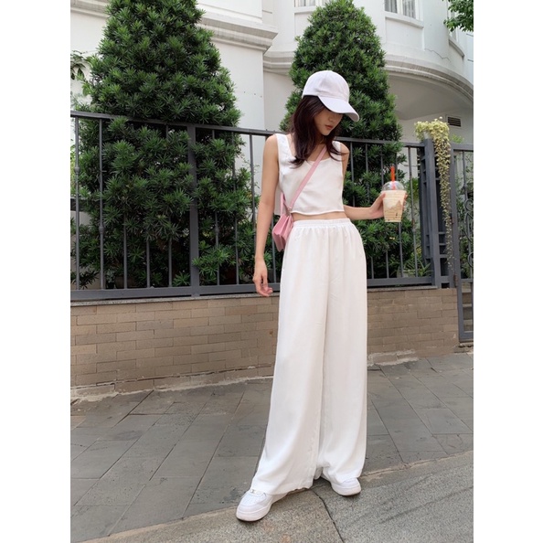 Set áo croptop quần dài