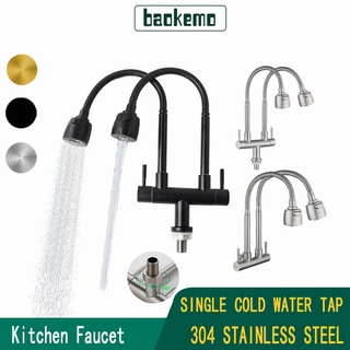 Vòi nước baokemo bkm1099 xoay 360 độ bằng thép không gỉ chuyên dụng