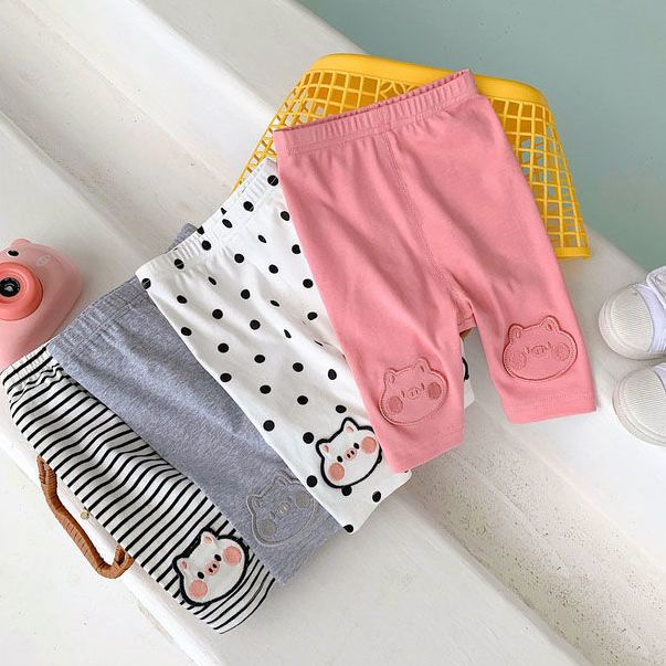 [Babycat] Hàng Có Sẵn Quần Legging Ngắn Cơ Bản Phong Cách Nhật Bản Hàn Quốc Ngọt Ngào Thời Trang Mùa Hè 2022 Mới Dành Cho Bé Gái
