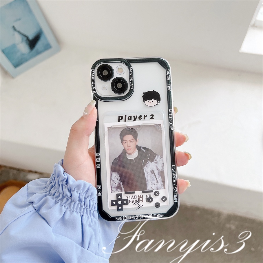 Ốp Điện Thoại TPU Mềm Trong Suốt Kèm Ngăn Đựng Thẻ Cho IPhone 14 13 12 11 Pro Max X XR Xs Max 8 7 Plus SE 2020