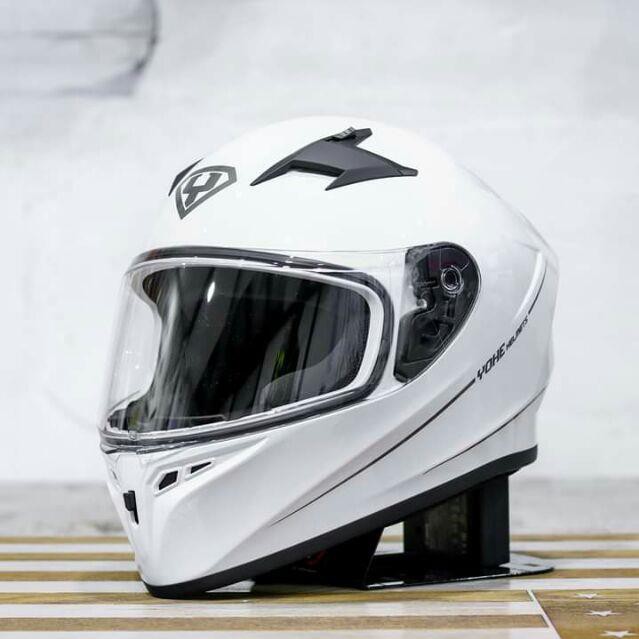 Nón Fullface Yohe 978 Trắng Bóng
