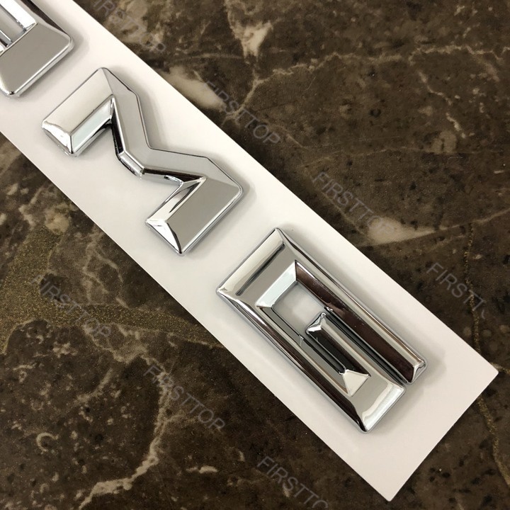 Tem Dán Bằng Nhựa ABS Và Hợp Kim Thép Không Gỉ Trang Trí Xe Hơi Mercedes AMG