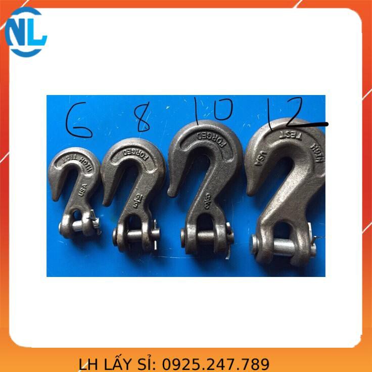 Móc xích cẩu hàng phi 6,8,10,12 mm cáp thép giá sỉ NAM LONG CHÂU
