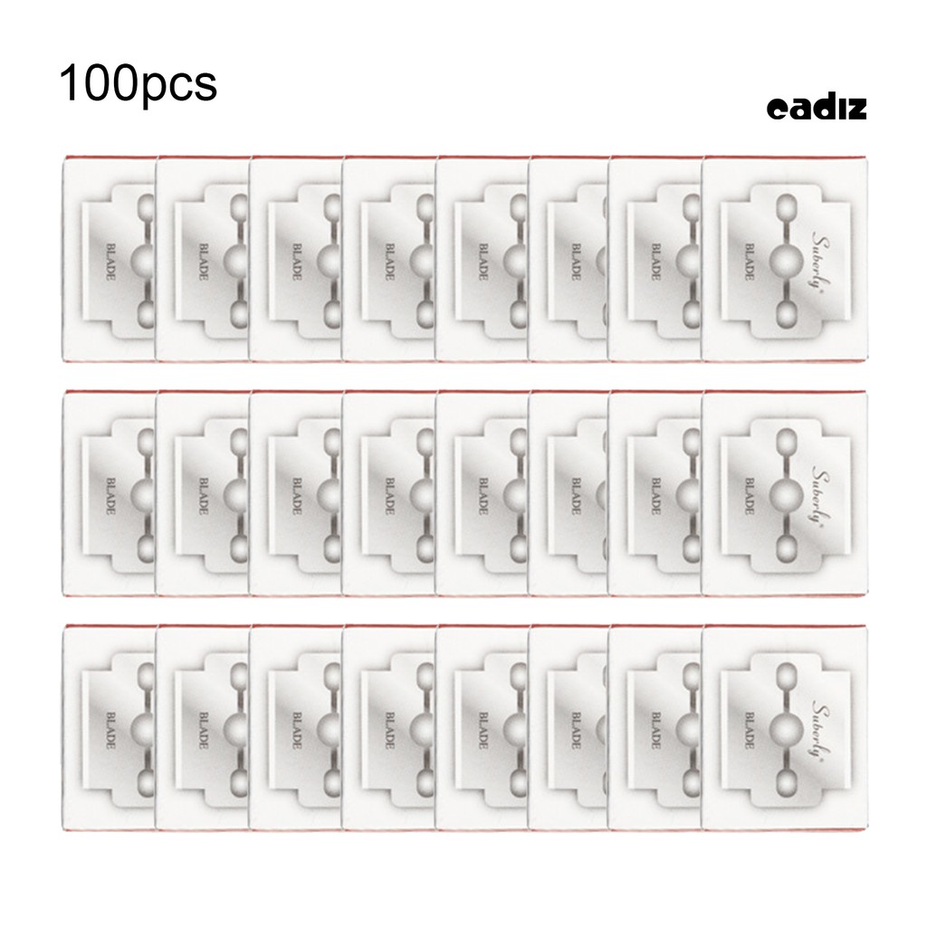 [Hàng mới về] Bộ 100 lưỡi thay thế cho dao cạo tẩy tế bào chết chân