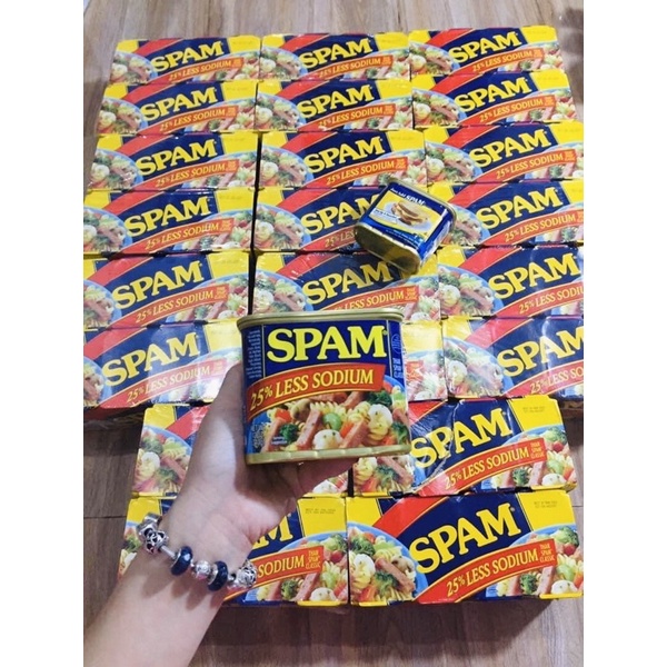 [HÀNG_CHUẨN] Thịt hộp Spam của Mỹ 340g (ÍT MẶN)