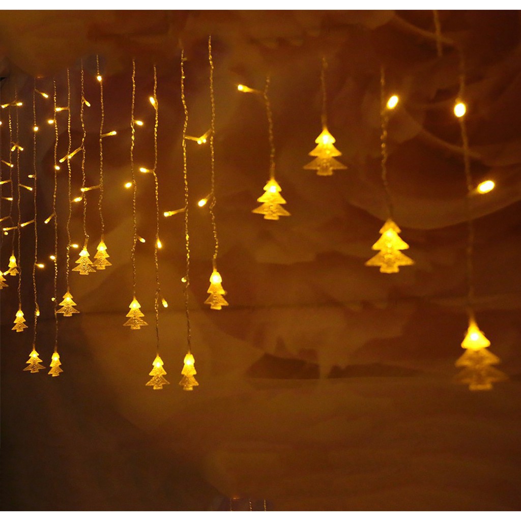 Dây đèn LED trang trí ngoài vườn 3.5m 96LED