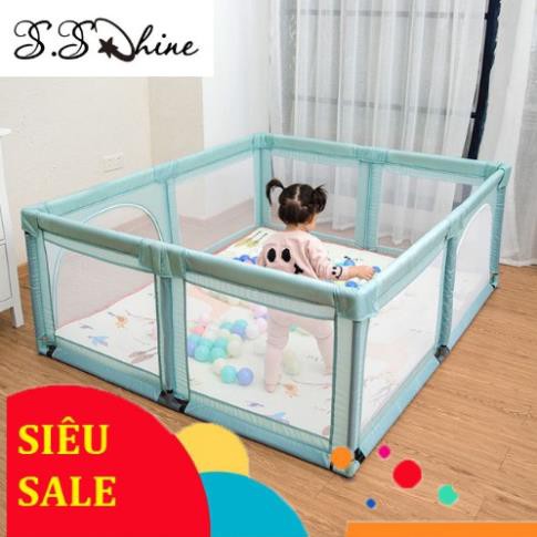 QUÂY CŨI KIÊM NHÀ BÓNG  CHO BÉ CHỐNG VA ĐẬP 1M5 X 1M5 và 1m2 x 1m8