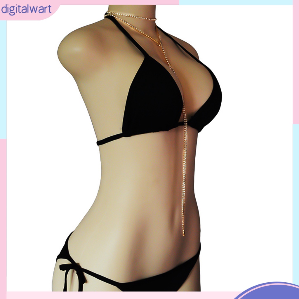 Vòng Cổ Choker Dài Đính Đá Thời Trang Cho Nữ