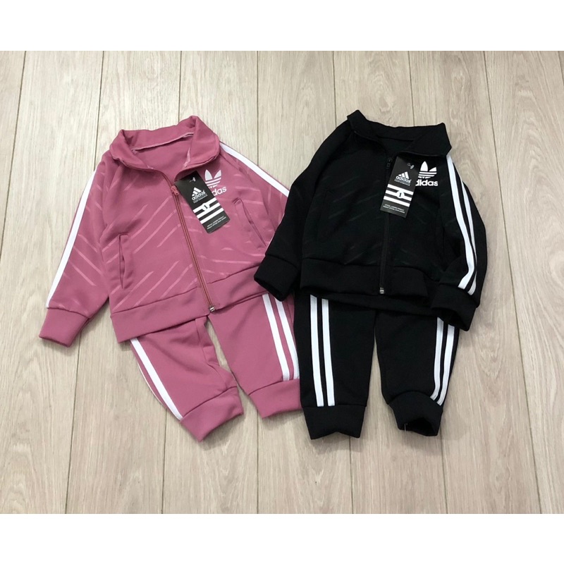 Bộ khoác nỉ thể thao Adidas bé trai bé gái 7-25kg