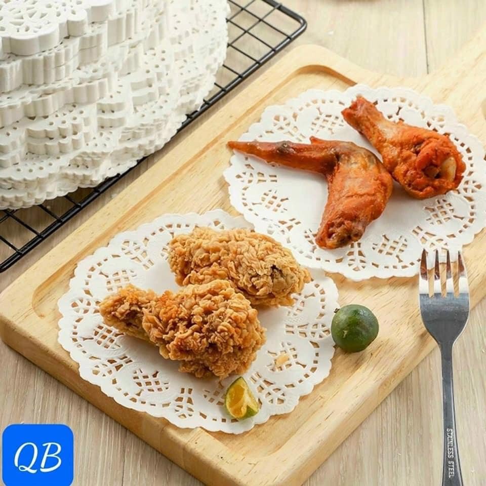 Giấy thấm dầu hoa văn